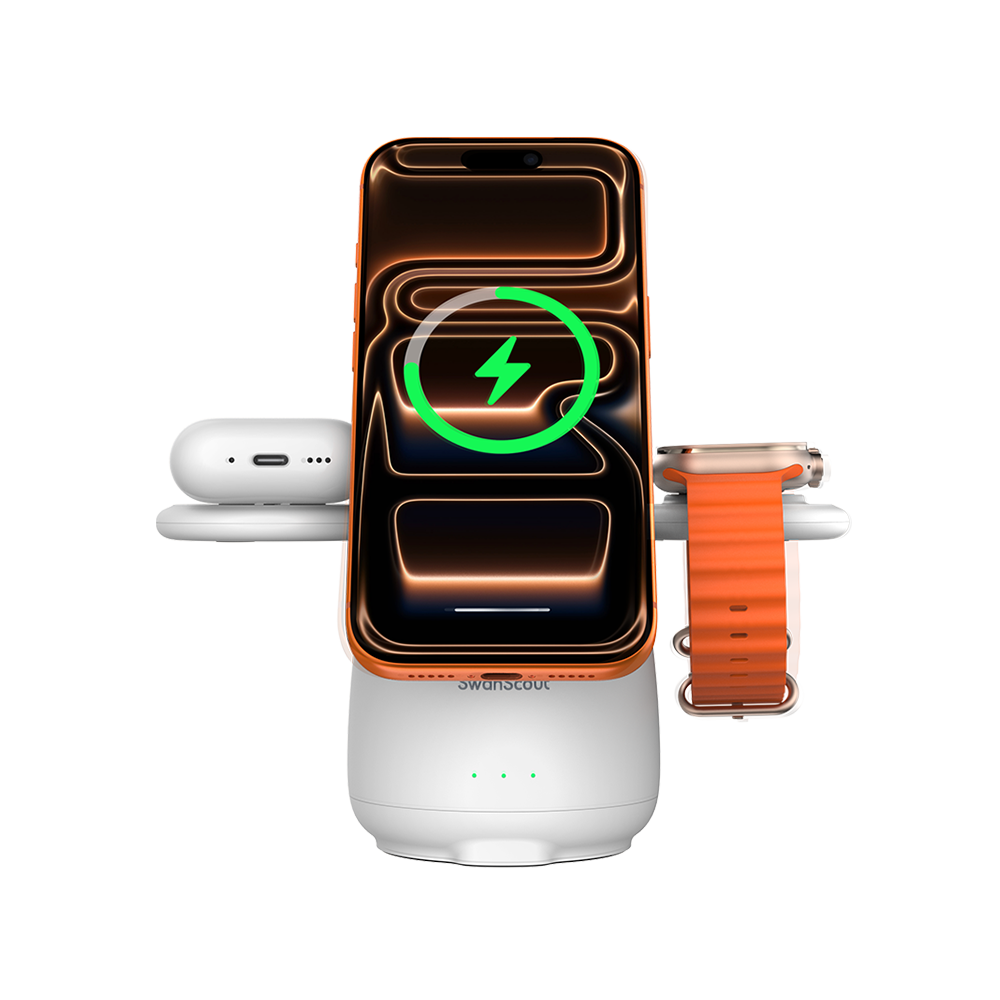 SwanScout 707M - محطة شحن لاسلكية مغناطيسية لآبل