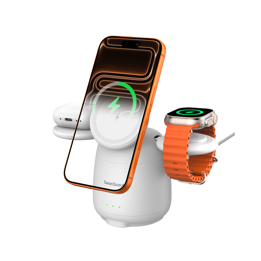 SwanScout 707M – 适用于 Apple 的磁吸无线充电站