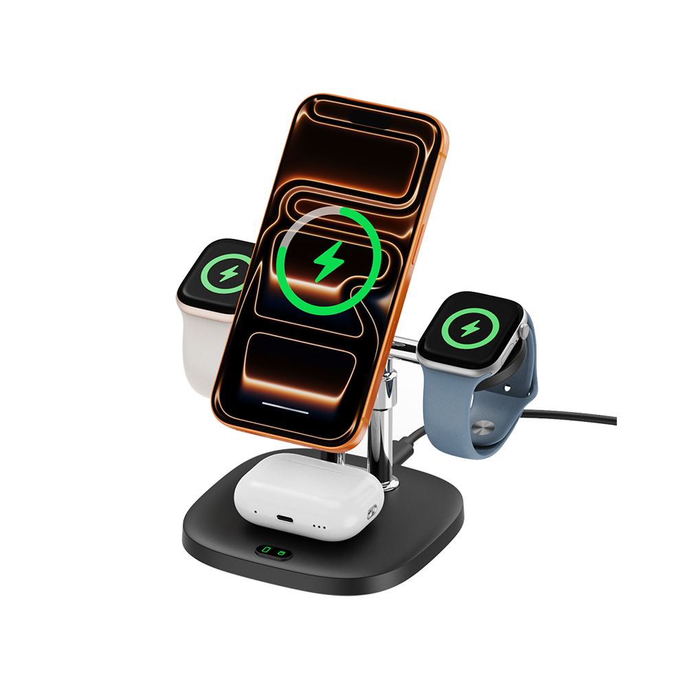 SwanScout 709M - 蘋果專用4合1磁吸無線充電器