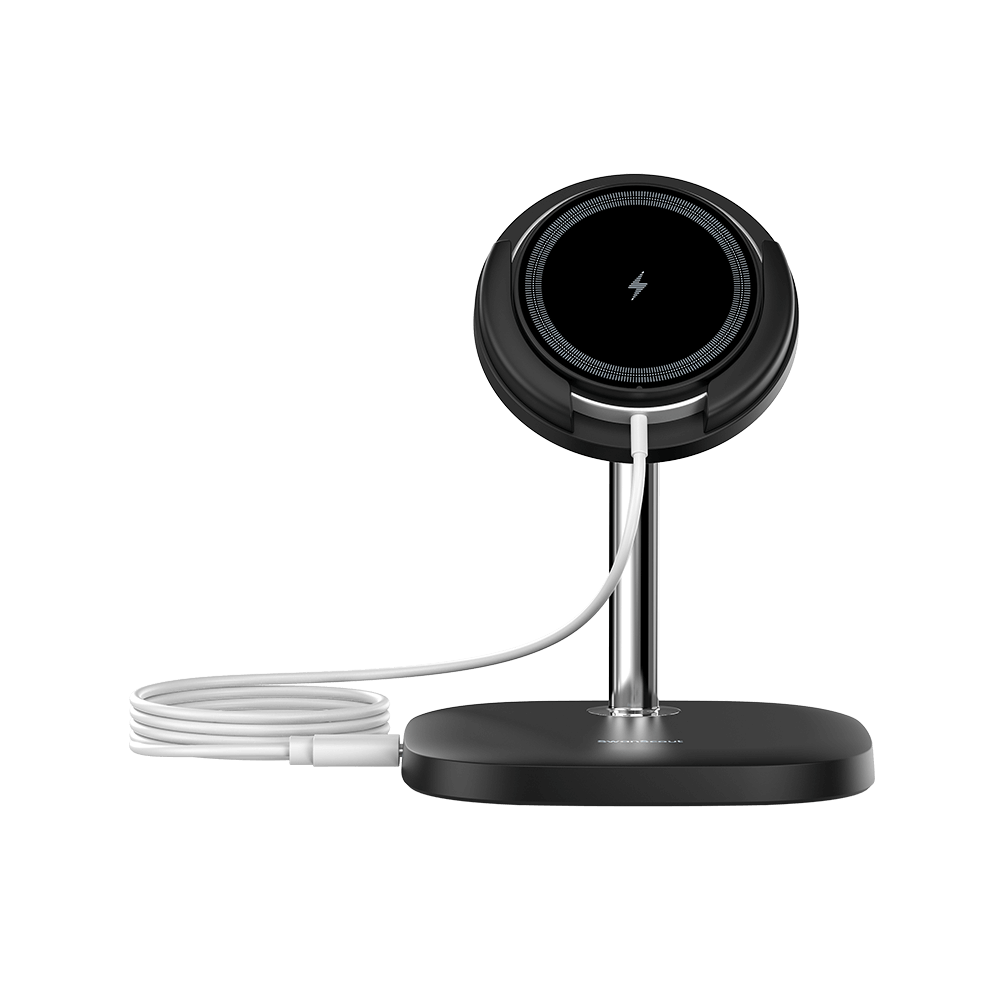 SwanScout 506M is the iPhone wireless charger that stays put with a non-slip base and strong N52 magnets.