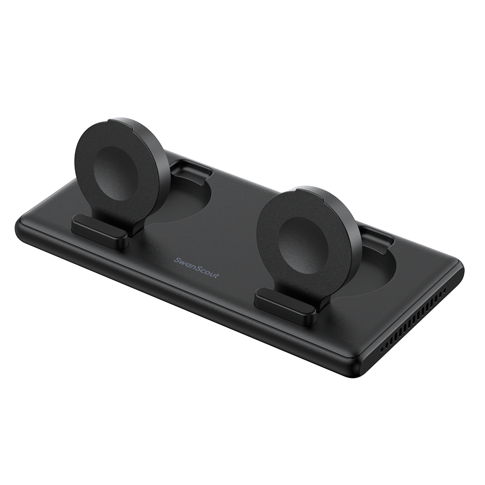 SwanScout 507DA – شاحن مزدوج لساعة Apple