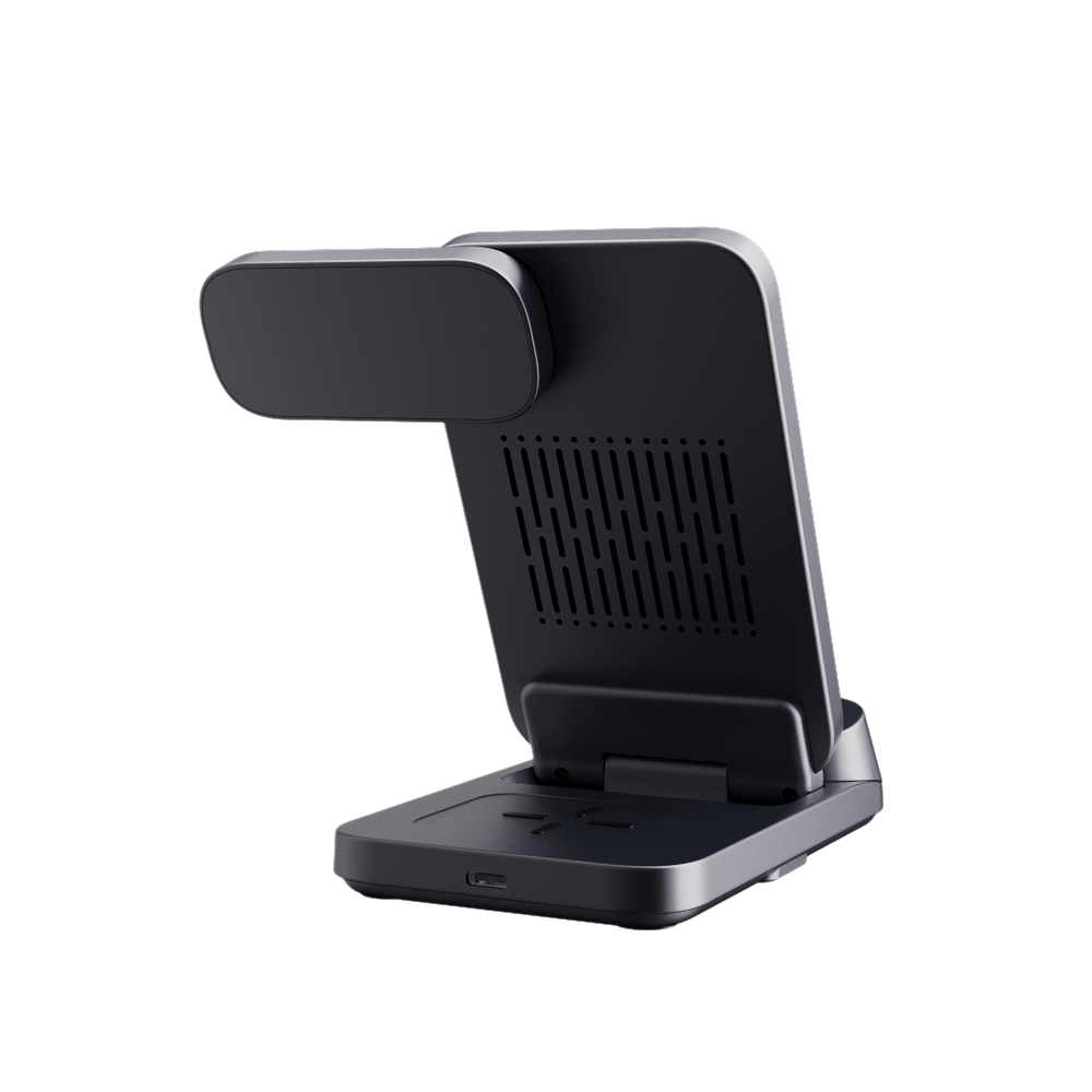 The swanscout 708A delivers dual functionality as both an Apple Watch charger and iPhone power dock.