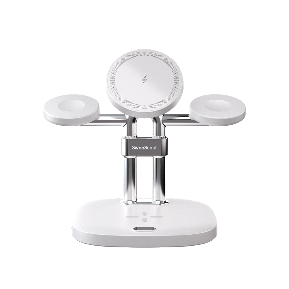 SwanScout 709M - 蘋果專用4合1磁吸無線充電器