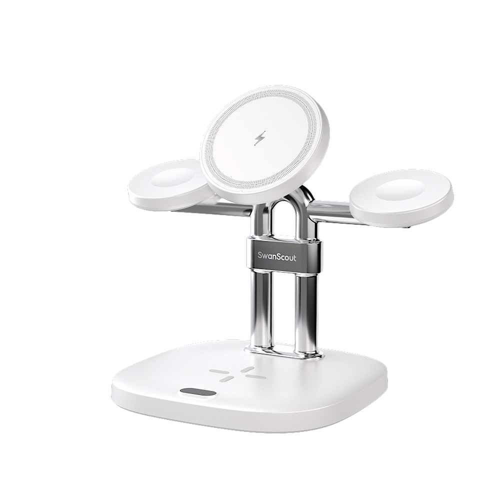 SwanScout 709M - 蘋果專用4合1磁吸無線充電器
