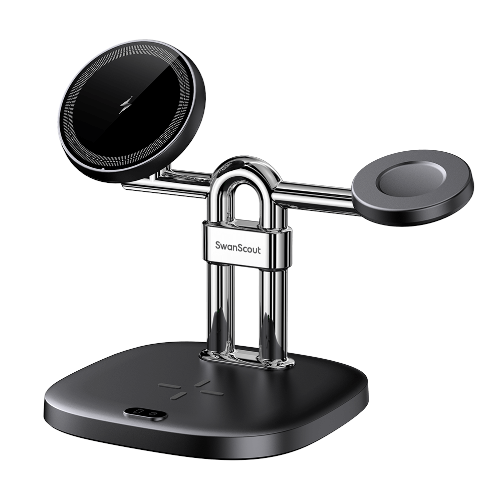 SwanScout 712SM wireless charging station designed for Samsung devices