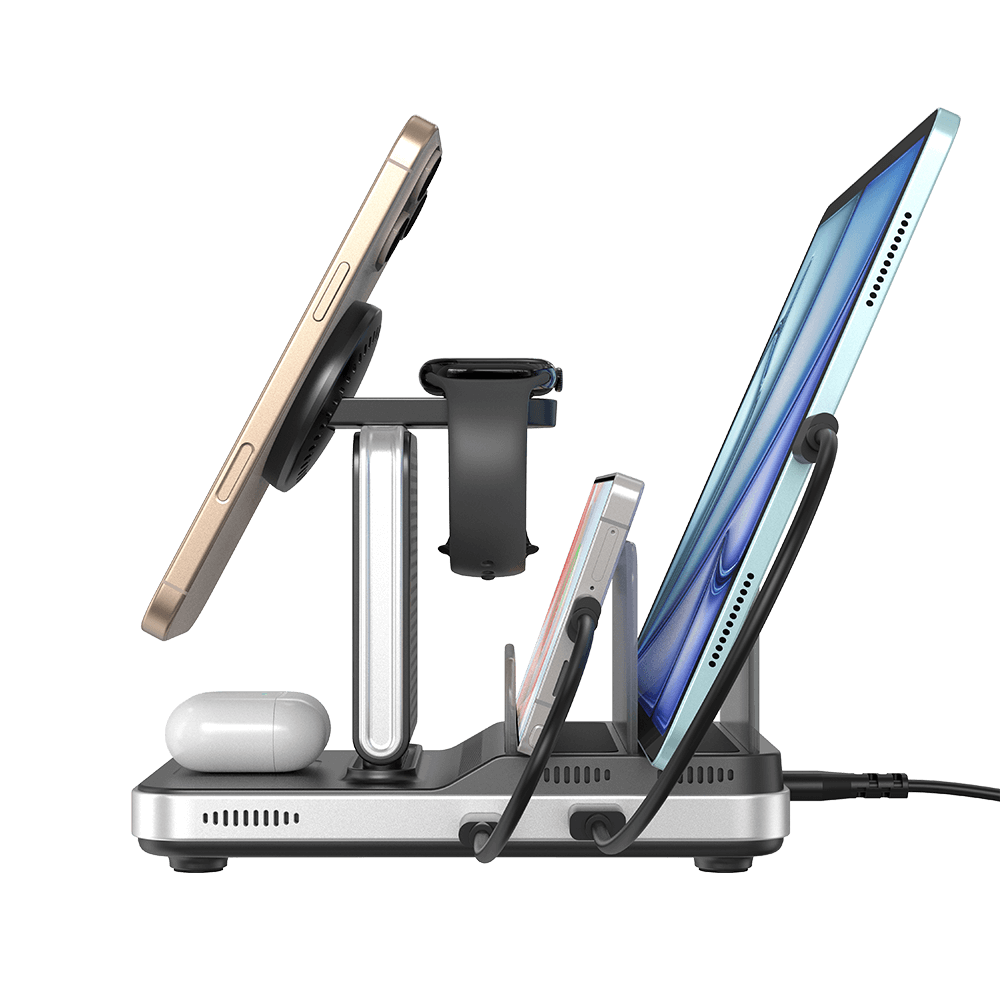 Designed to match the Apple Watch Series 8, SwanScout 901M offers seamless wireless charging and a sleek magnetic stand.