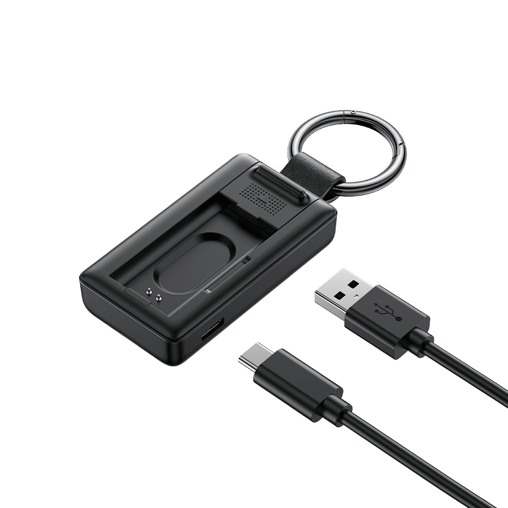Keychain charger for Hume Band 1.0 only with USB C to USB A charging cable SwanScout 513