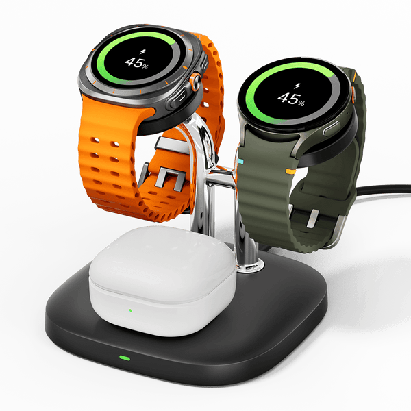 The swanscout 704S is a reliable Samsung dual watch wireless charger, perfect for users with multiple Galaxy watches.