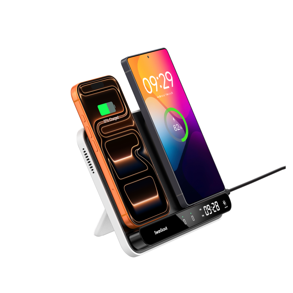 SwanScout 504 - Dual Phone Wireless Charger