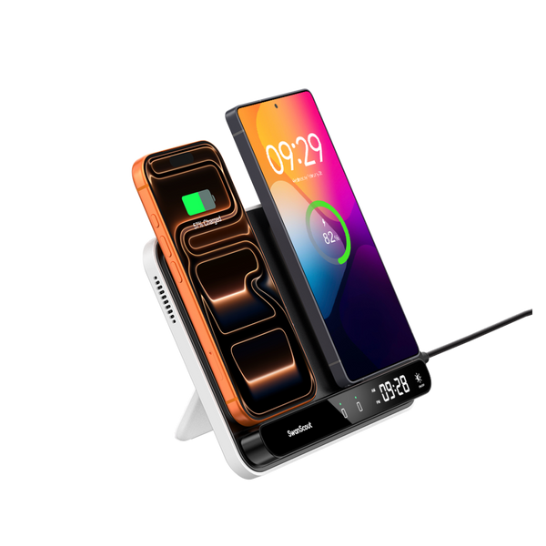SwanScout 504 - Dual Phone Wireless Charger