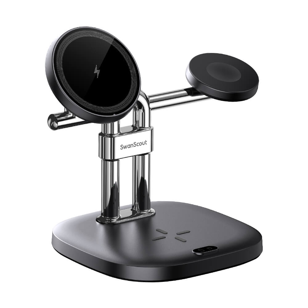 SwanScout 712M - 3 in 1 Magnetic Wireless Charging Station for Apple