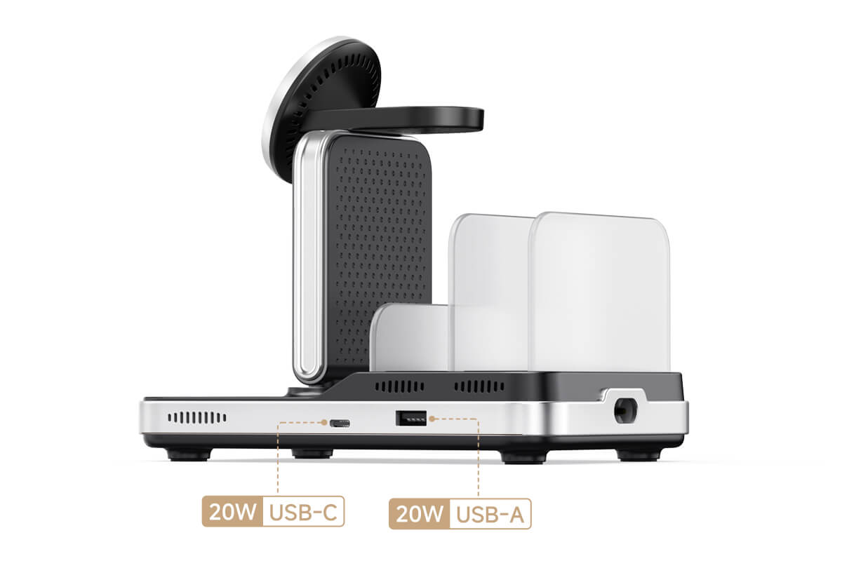 Paired with a magnetic ring, SwanScout 901M also functions as a stable magsafe stand, keeping iPhones locked and charging without slipping.