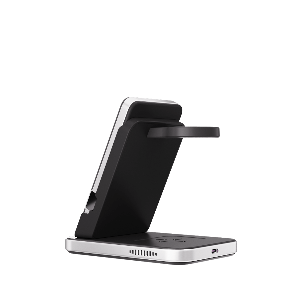 SwanScout 304M 3-in-1 magnetic power bank for iPhone 17, compact travel-friendly charger with magnetic attachment for Apple devices