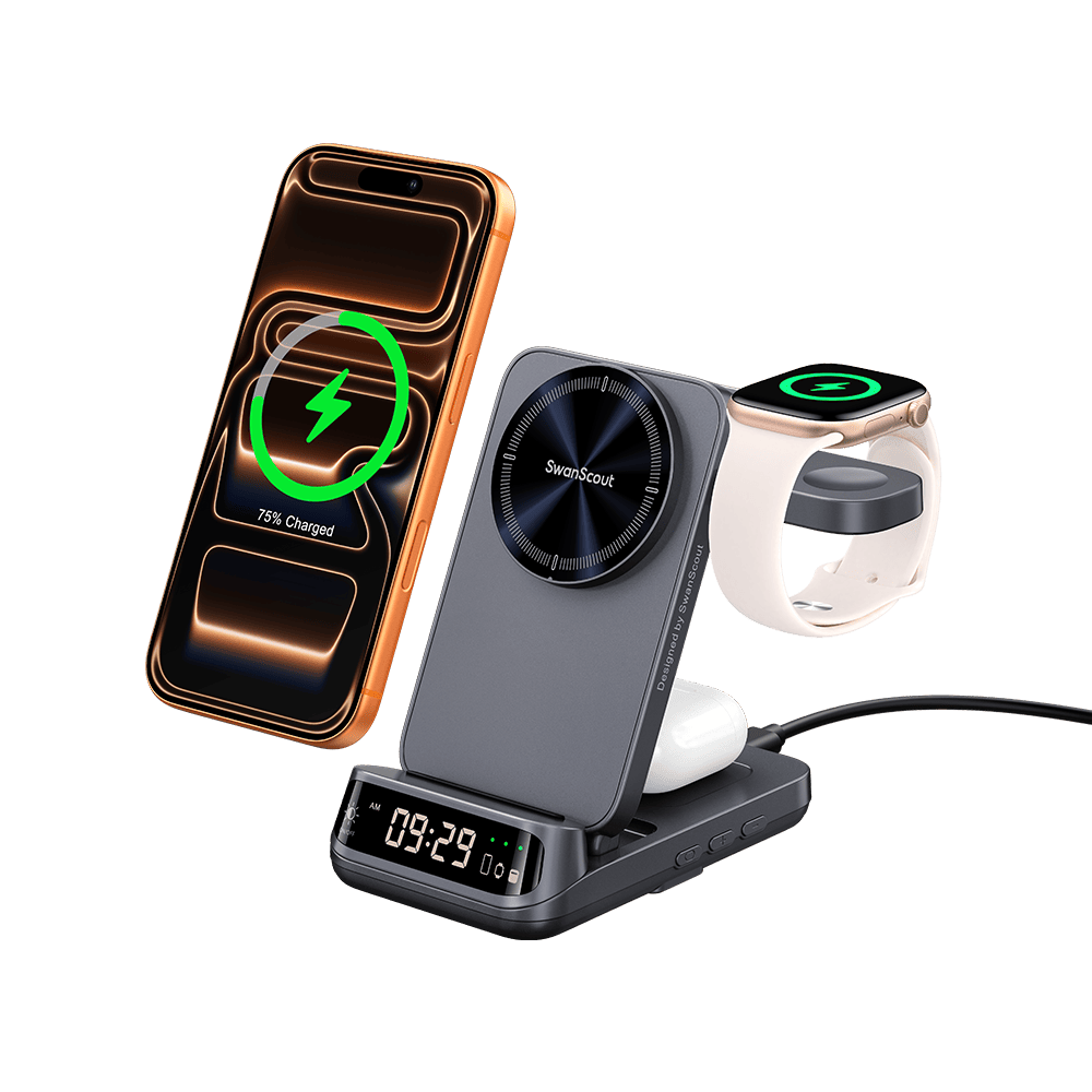 SwanScout 708M(25W) - Apple用25W磁気ワイヤレス充電器