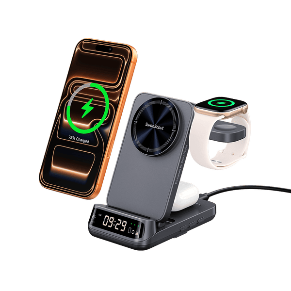 SwanScout 708M(25W) - Apple用25W磁気ワイヤレス充電器